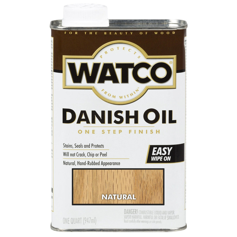 Danish Oil - Solvent Based - Finish Color:Natural - Size:1 Quart